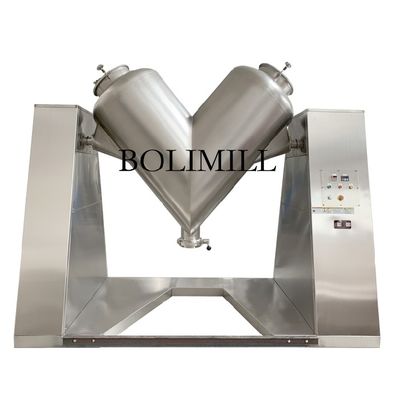 kupować Small 180L Capacity Dry Powder Mixing V Type Mixer Machine with 1.5 kW Power and 1 Year Warranty online manufacture