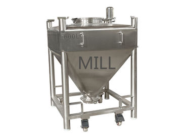 kupować Zbiornik granulatu próżniowego IBC 1000 l ze stali nierdzewnej do przenośnika online manufacture