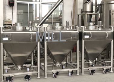 kupować Przenośny próżniowy przenośny pojemnik próżniowy IBC do blendera proszkowego ze stali nierdzewnej online manufacture