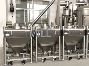 Przenośnik próżniowy ze stali nierdzewnej 400L do pojemnika na pojemnik IBC